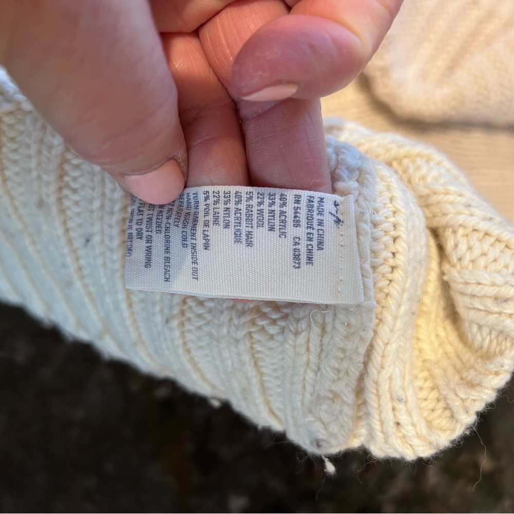 American Eagle Y2K Wool Blend Cable Knit Wide Cowl Neck Short Sleeve. Bella Swan - Picture 8 of 14